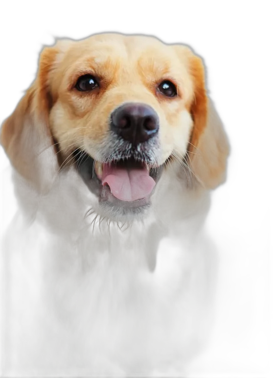 Cachorro sorrindo